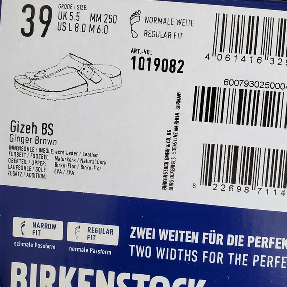 Birkenstock Gizeh Ginger Brown Sandals - Picture 5 of 7